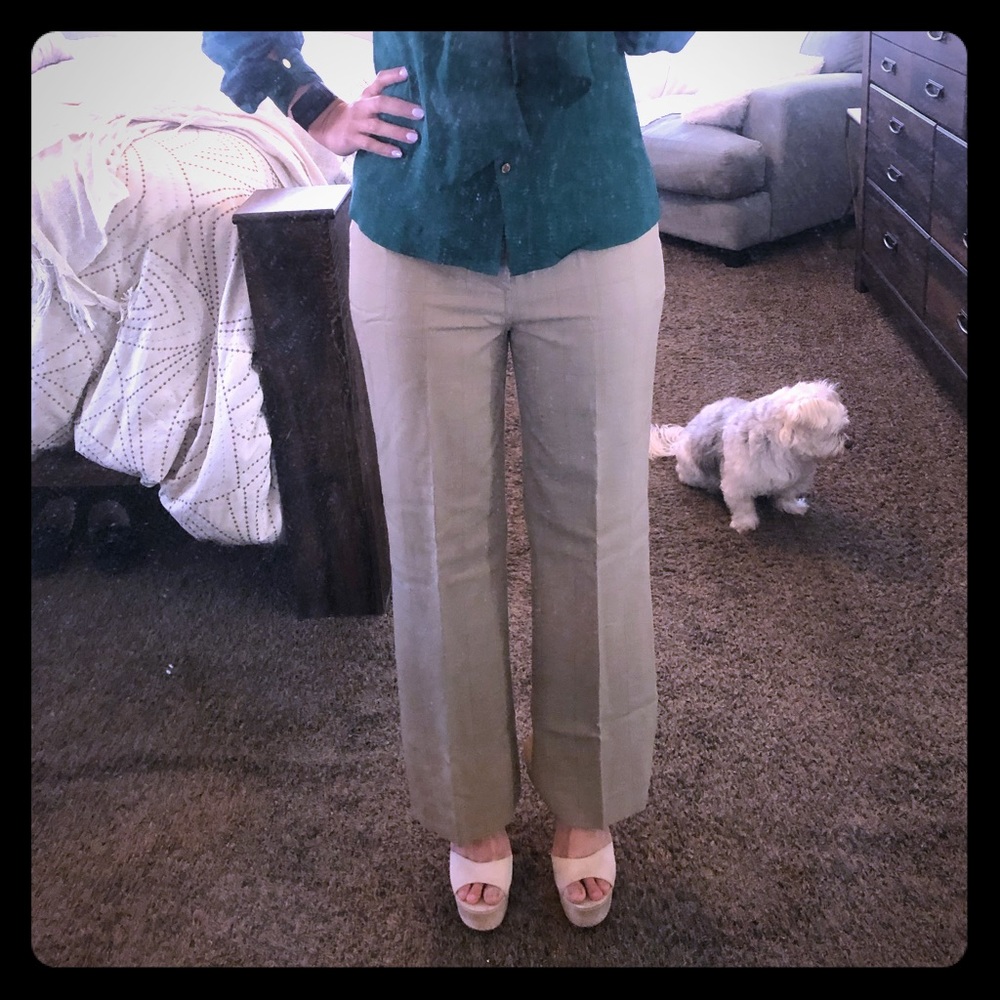 Banana Republic Checkered Slacks